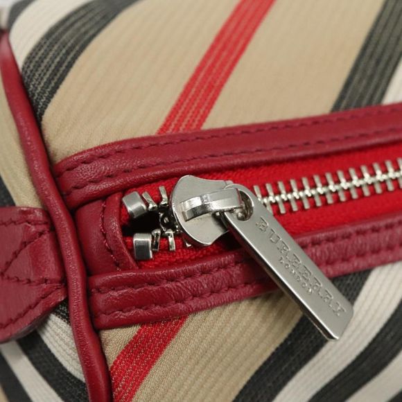 Burberry Nova Check Beige Canvas Handbag (Pre-Owned) - Picture 8 of 16